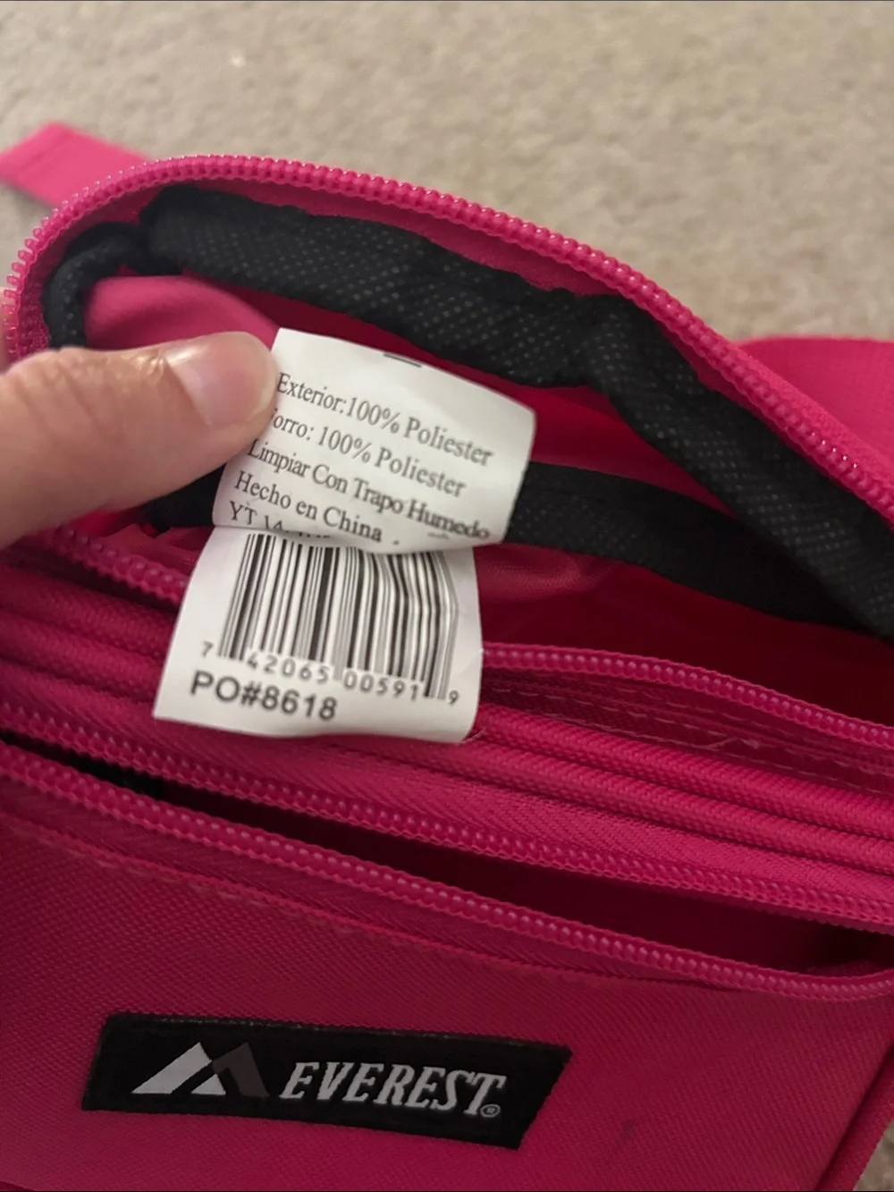 Everest Pink Compact Waist Bag - Hands-Free Crossbody